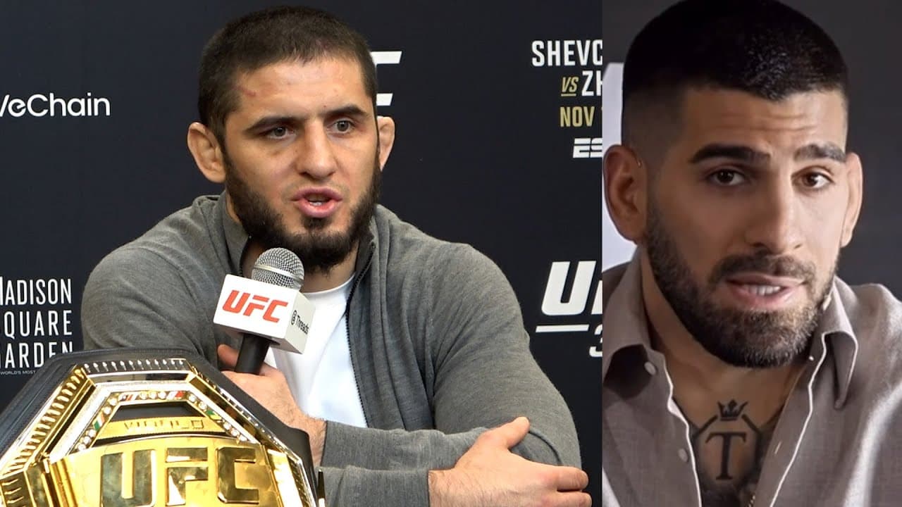 Islam Makhachev responde a Ilia Topuria: “Sabemos quién se echó atrás”