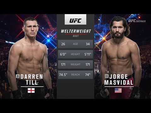 Miniatura vídeo UFC Fight Night - Jorge Masvidal vs Darren Till