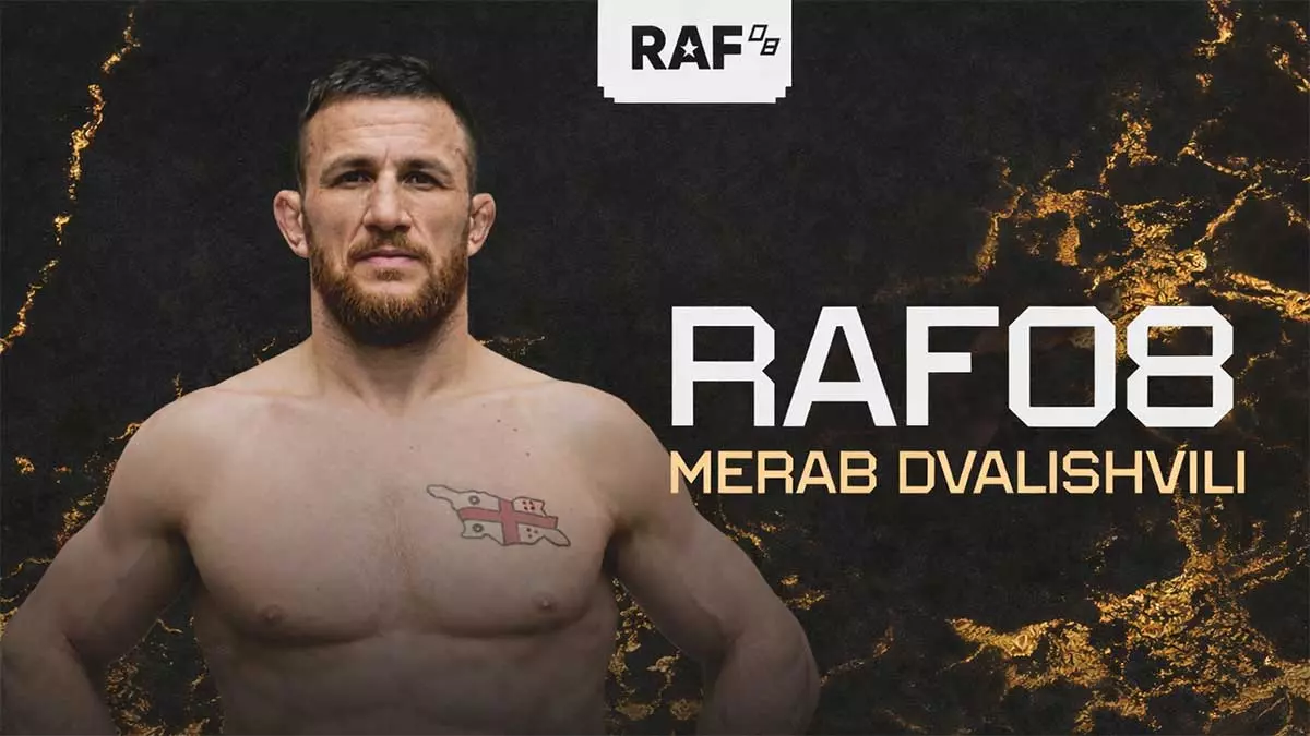 Merab Dvalishvili firmará con RAF y debutará en abril, compaginando la lucha con su carrera en UFC